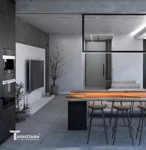 بازسازی محوطه و نما و داخلی ویلا