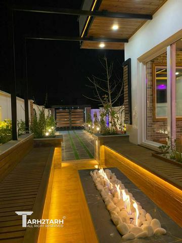 طراحی محوطه ویلا