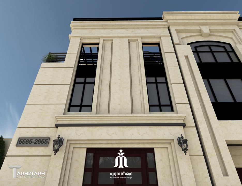 پروژه طراحی نما نئوکلاسیک