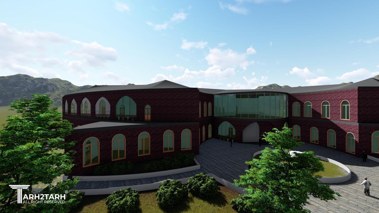 3Dنمای کلی بنا