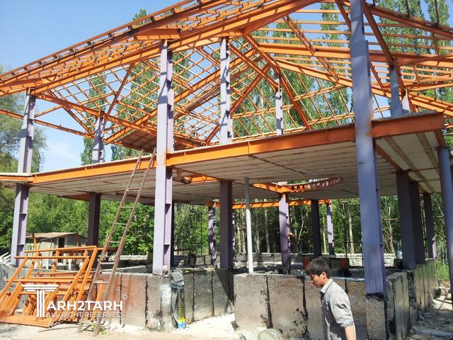 طراحی و ساخت ویلای طالقان (پلان/نما/اجرا)