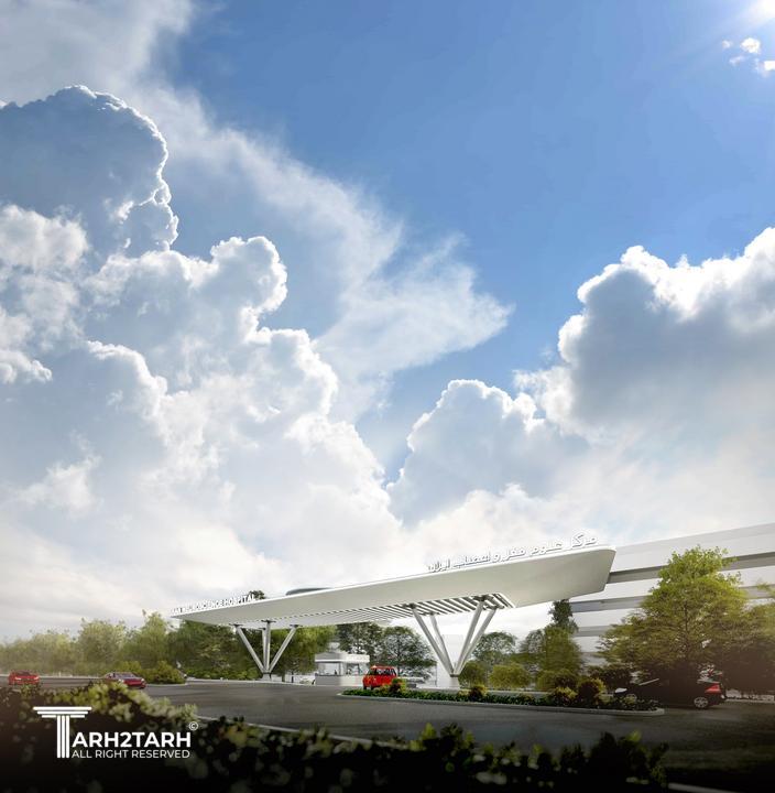 رتبه دوم طراحی سردر مرکز علوم مغز و اعصاب ایران