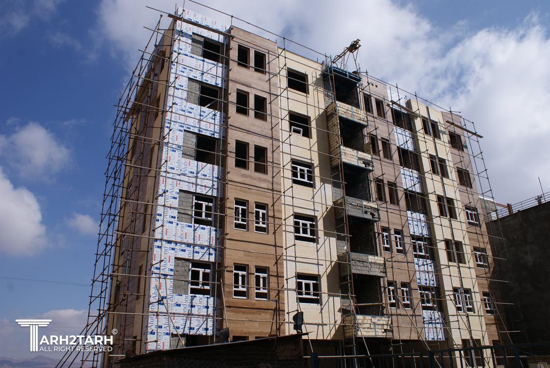 نمای ضلع جنوبی مجتمع