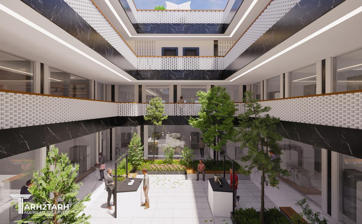 نمای داخلی  مجتمع