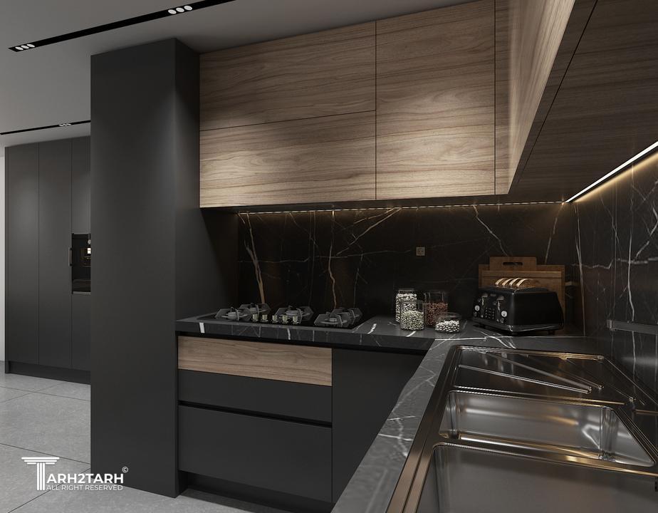 طراحی َآشپزخانه و ورودی