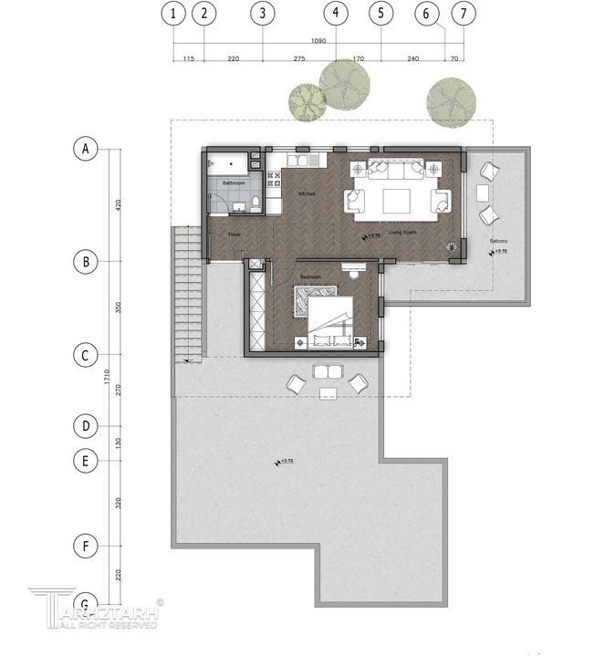پلان طبقه اول