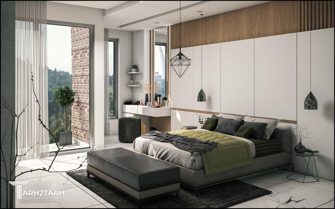 اتاق خواب مستر ، رندر برگزیده مسابقه طراحی و رندرینگ