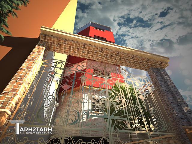 طراحی نمای ساختمان مسکونی