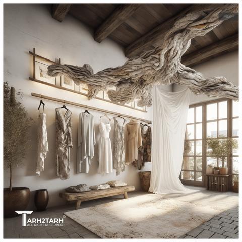 طراحی داخلی فرشگاه لباس