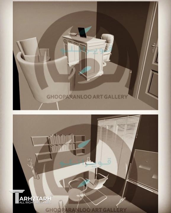 طراحی دفتر کار خانگی