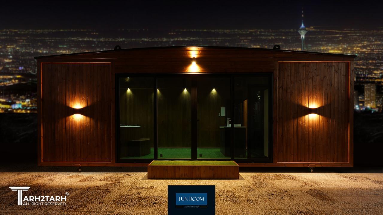 فان روم" محصول پیش ساخته و قابل حمل مناسب برای ویلا ها و روفگاردن ها