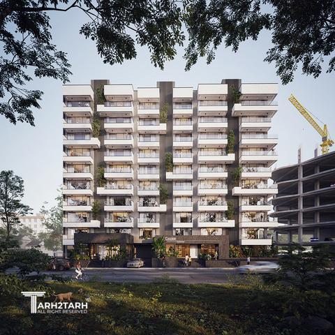 طراحی نما و فضاهای داخلی مجتمع مسکونی کاسپین 1