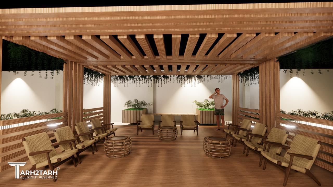 طراحی آلاچیق باغ