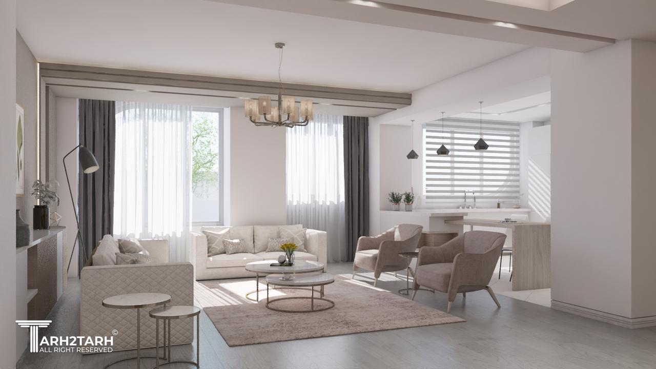 طراحی داخلی ساختمان زعفرانیه