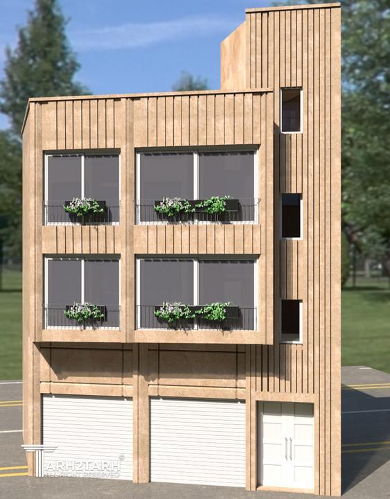 نمای تجاری - مسکونی