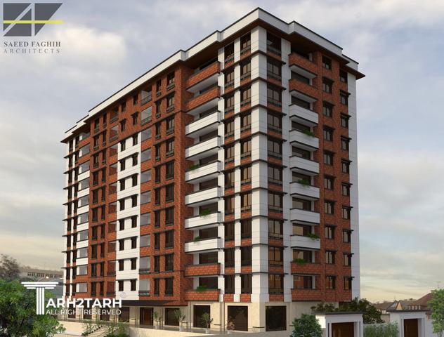 طراحی نمای مجتمع مسکونی