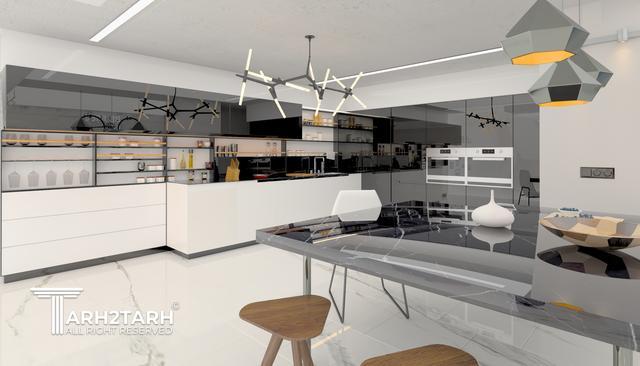 طراحی داخلی واحد مجردی دوبلکس