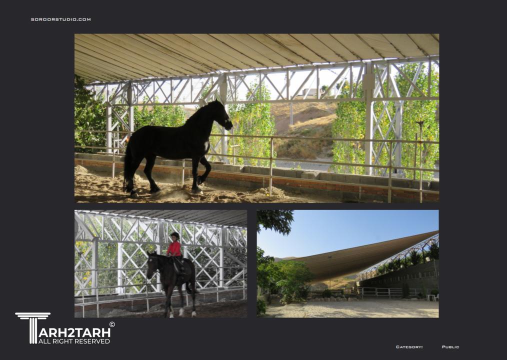 طراحی مانژ اسب سواری لواسان