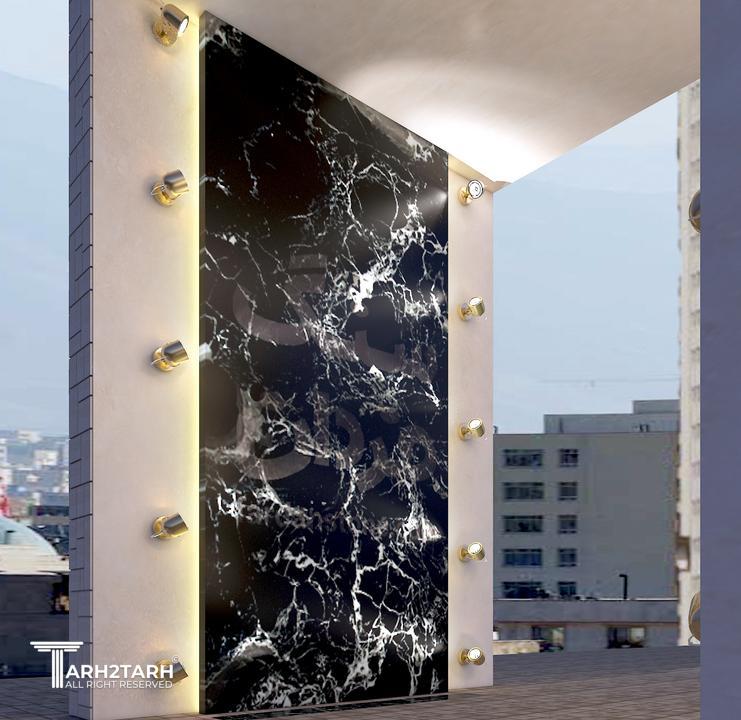 طراحی سردر ورودی مجتمع تجاری مسکونی المپیک پارس