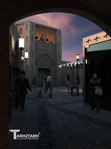 طراحی بازار سنتی دزفول