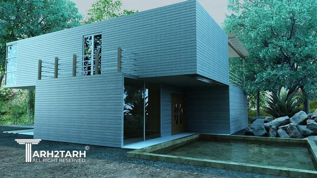 طراحی نمای ویلا