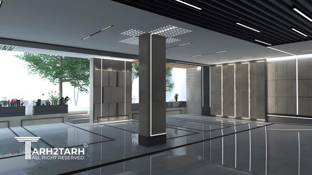 طراحی داخلی پارکینگ و نمای آپارتمان فضیلت