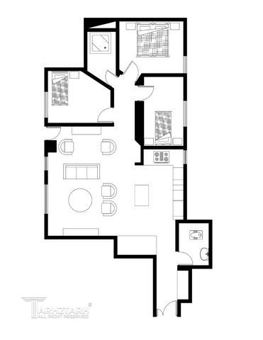 طراحی دکوراسیون داخلی خانه ی رفیعی