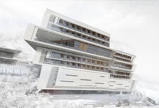 طراحی هتل در گردنه حیران