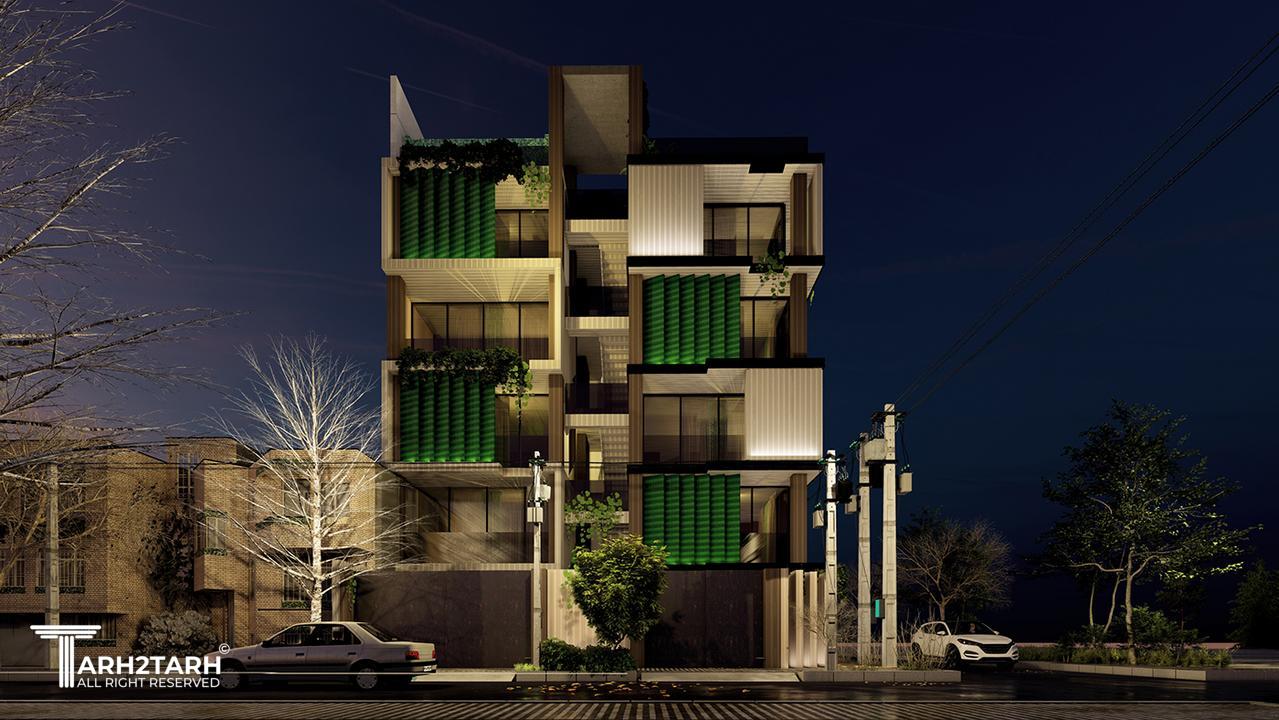 نمای جنوبی آلترناتیو دوم