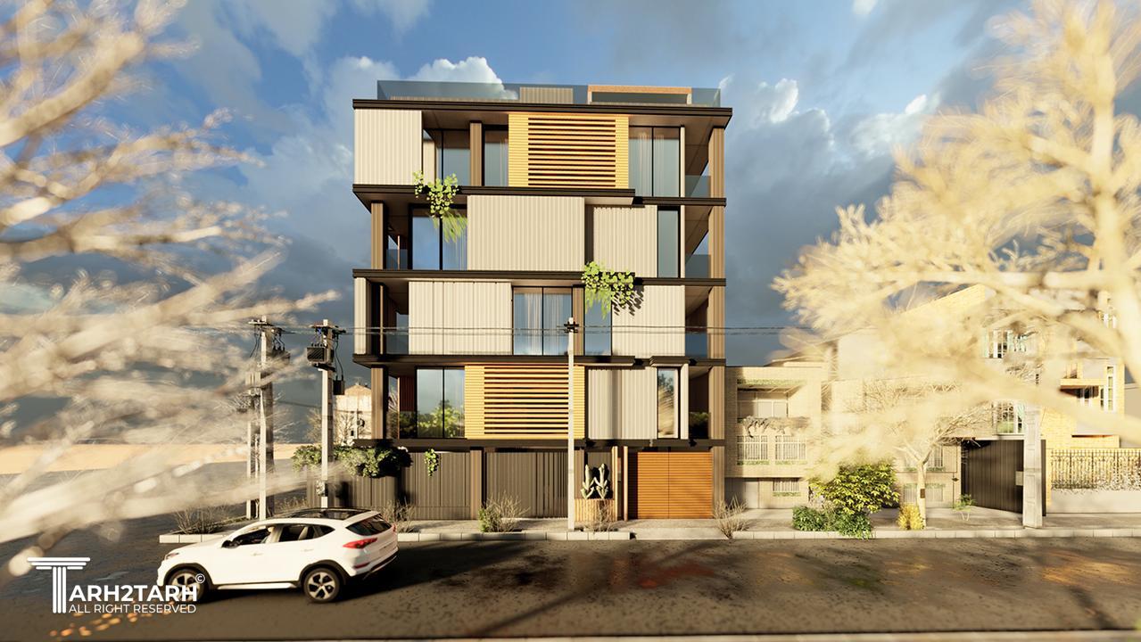 نمای شرقی آلترناتیو دوم