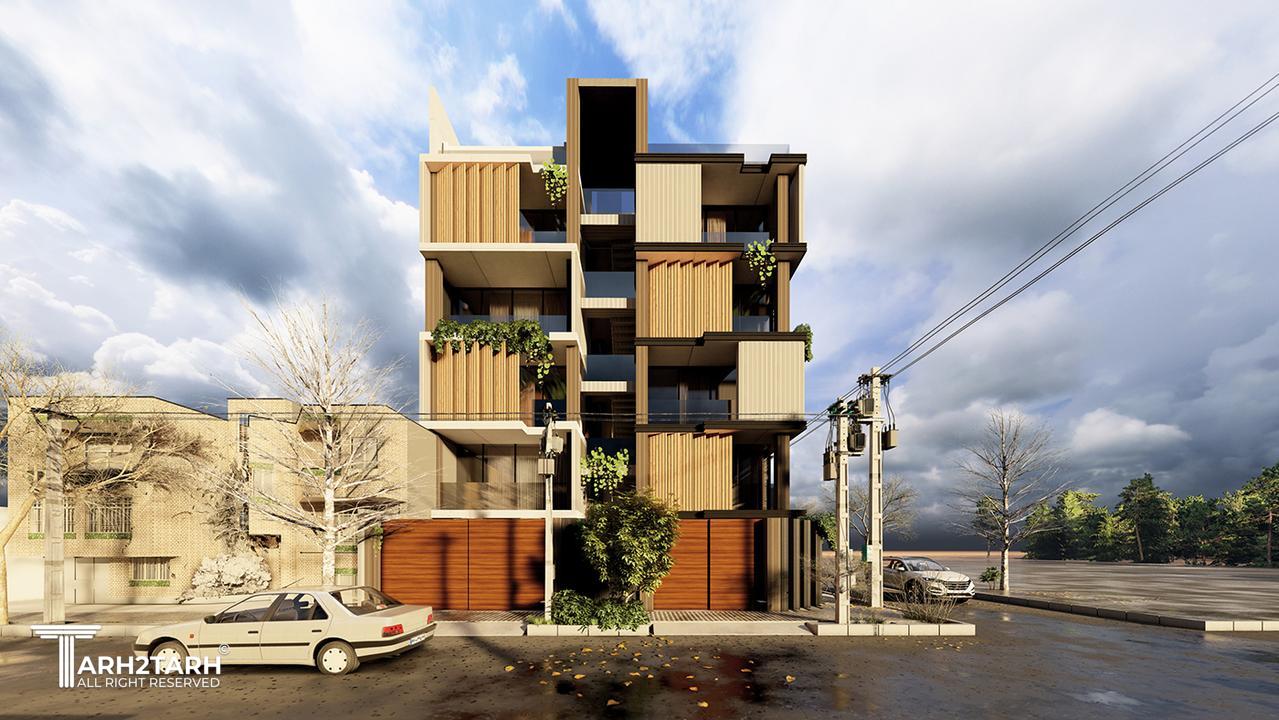 نمای جنوبی آلترناتیو دوم