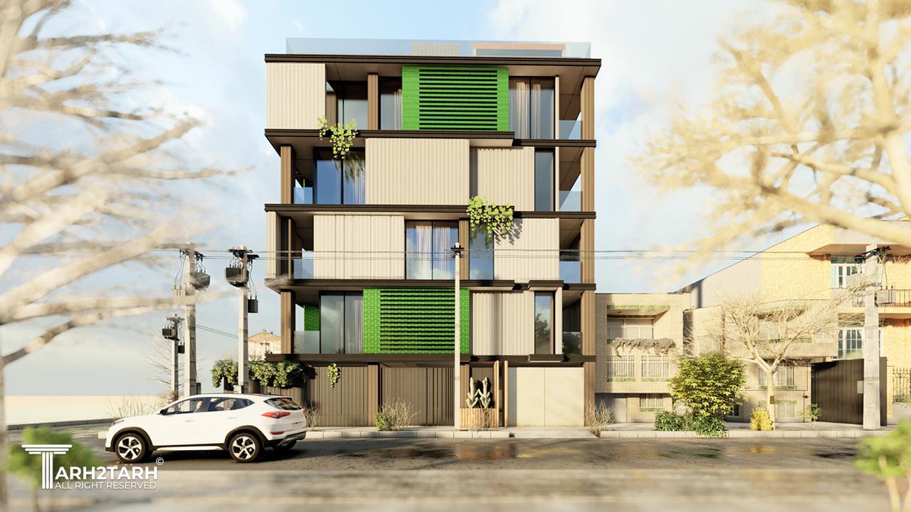 نمای شرقی آلترناتیو اول