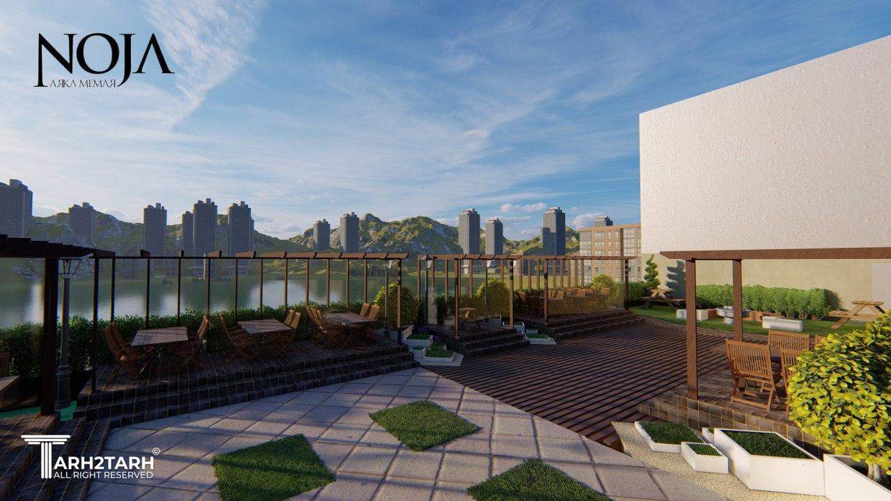 طراحی تراس رستوران