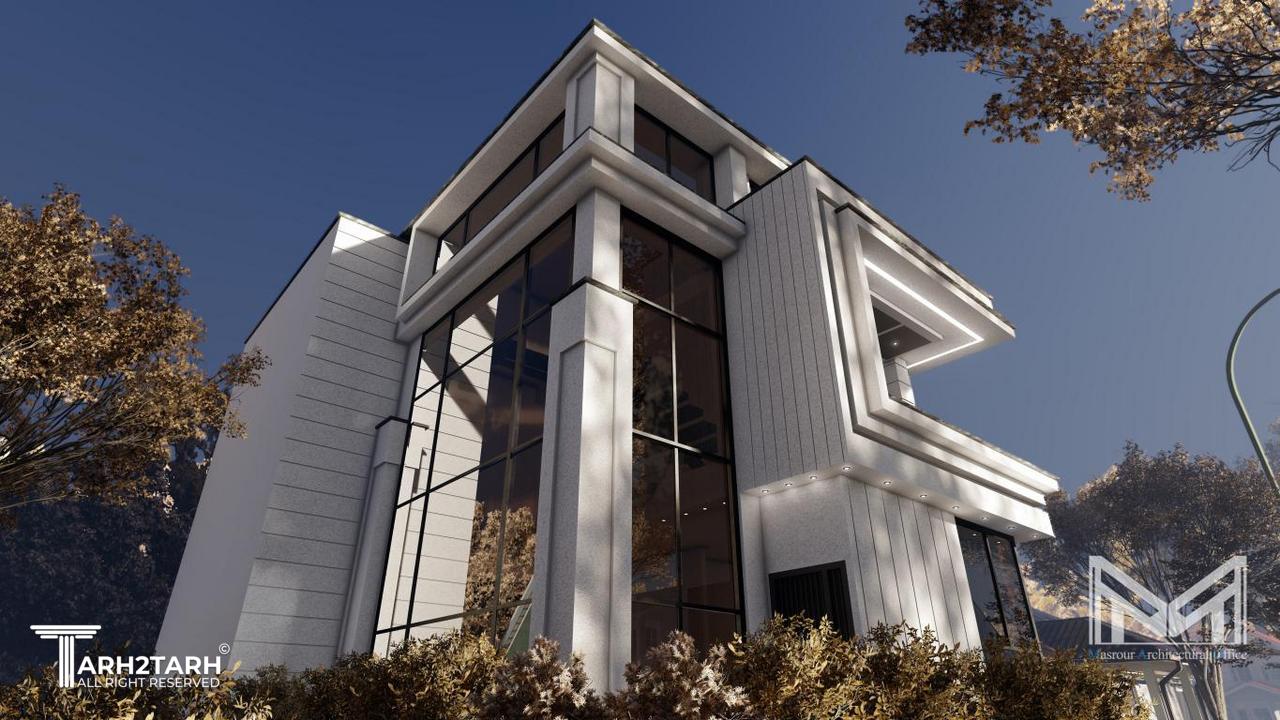 طراحی ویلا نمک آبرود 