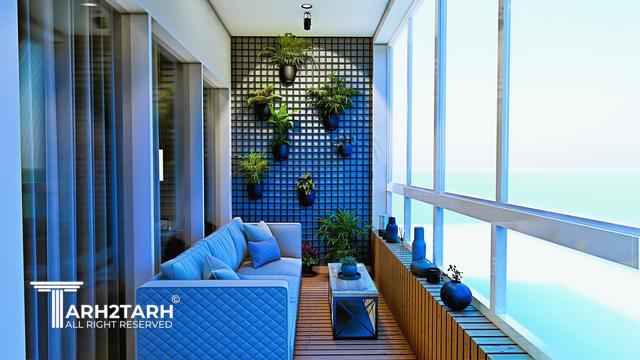 طراحی داخلی واحد مسکونی گلستان