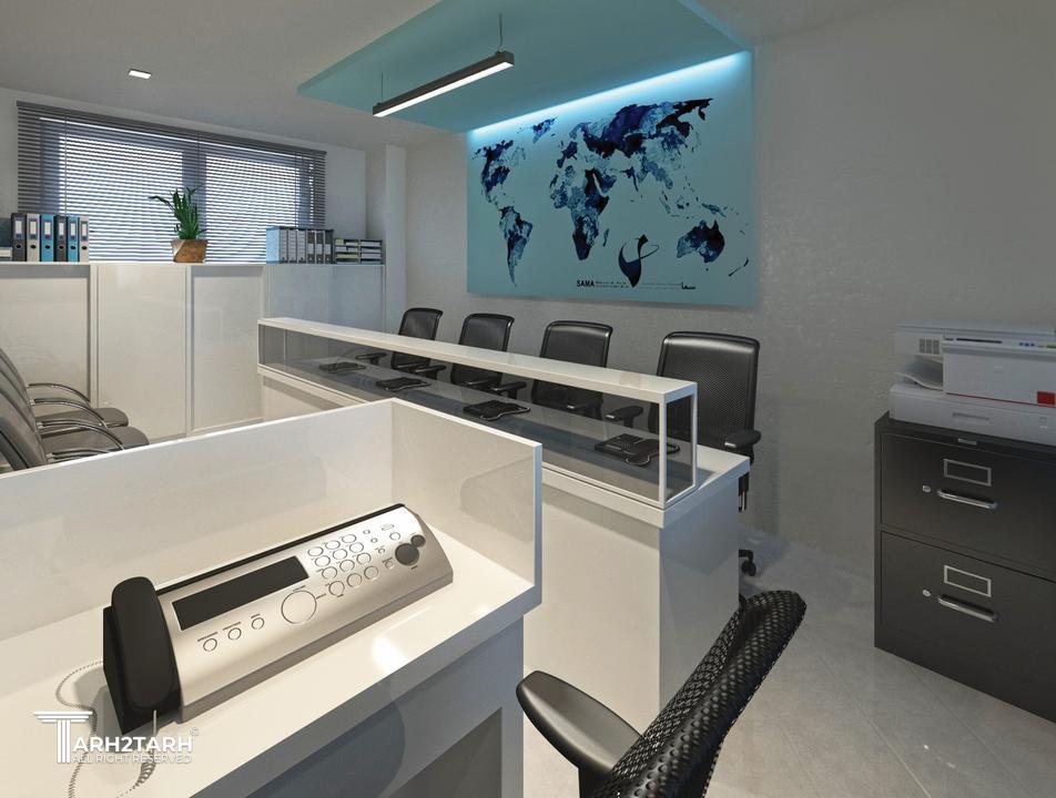 بازسازی (طراحی و اجرا)شرکت حمل و نقل بین المللی سما