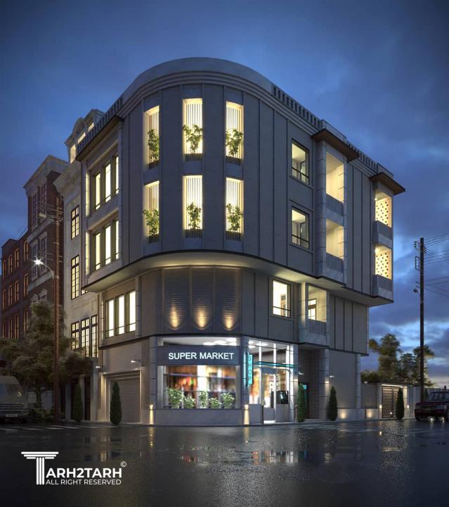 نمای بیرونی ساختمان