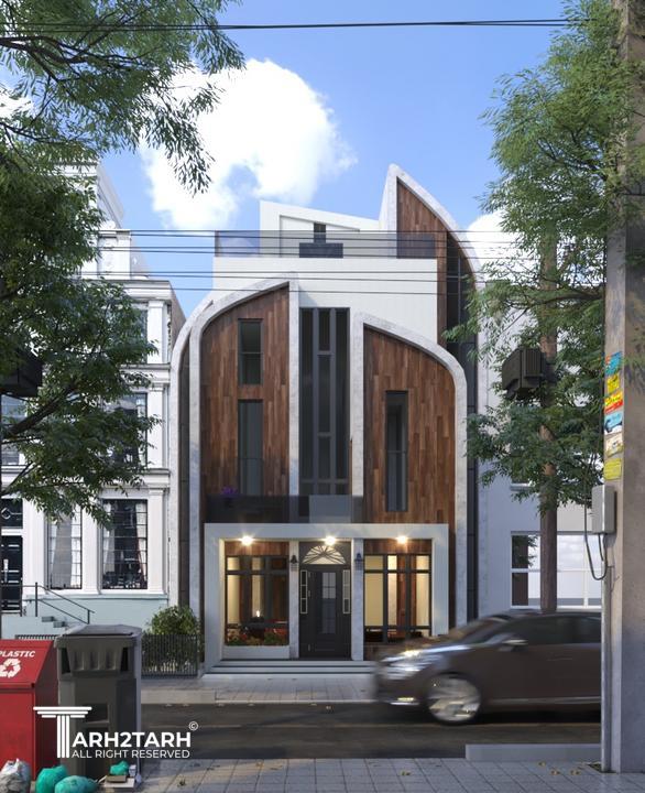 طراحی نمای ساختمان در شهر مریوان 