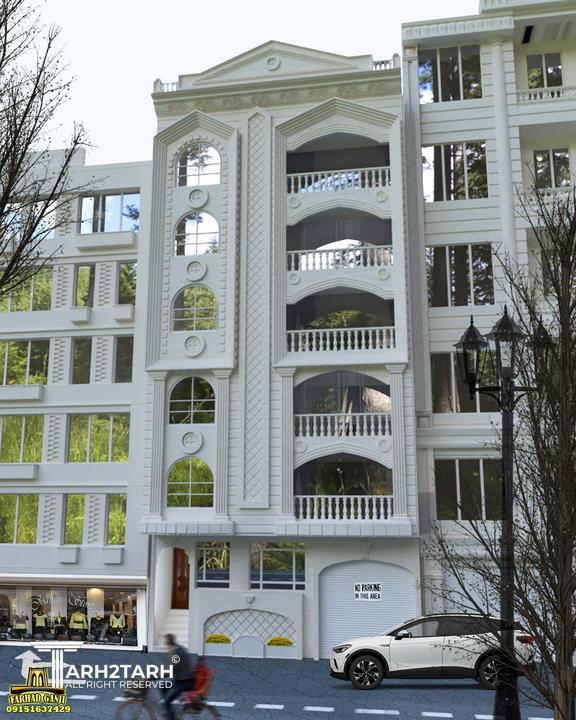 طراحی نمای کلاسیک سنگی