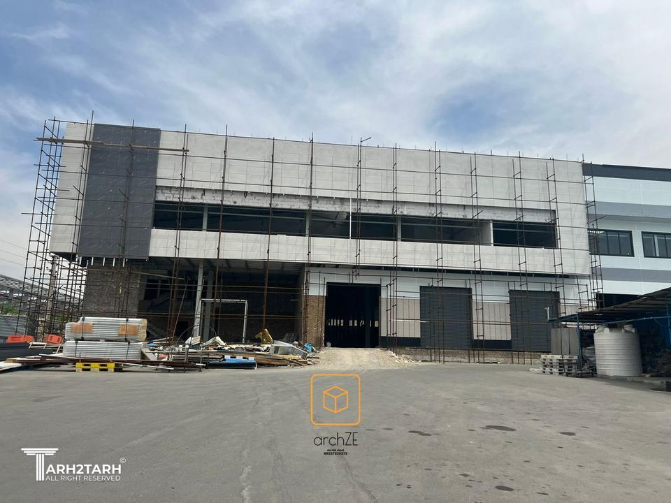 طراحی نمای پروژه صنعتی زیباسازان