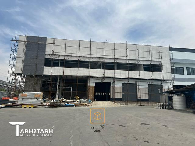 طراحی نمای پروژه صنعتی زیباسازان