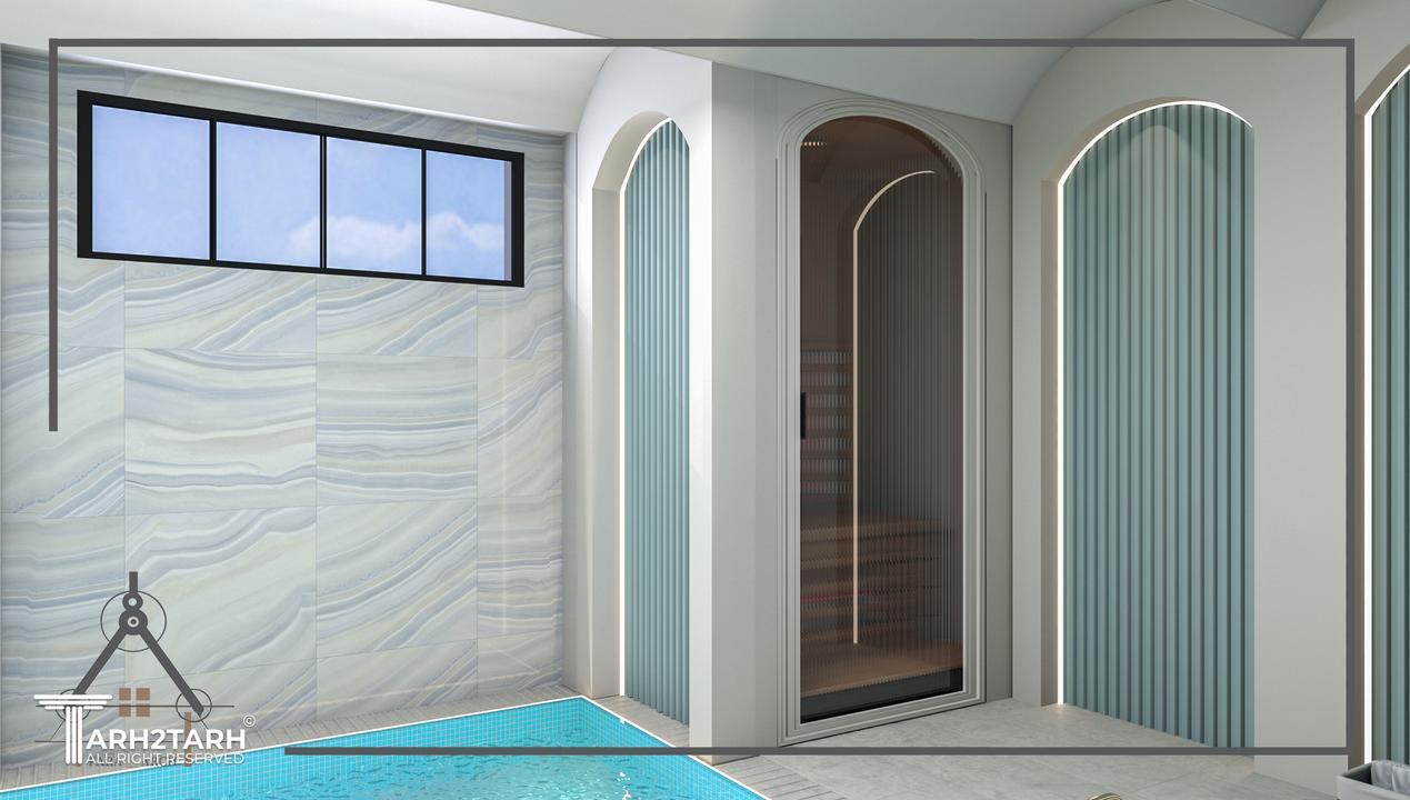 طراحی استخر مینیمال