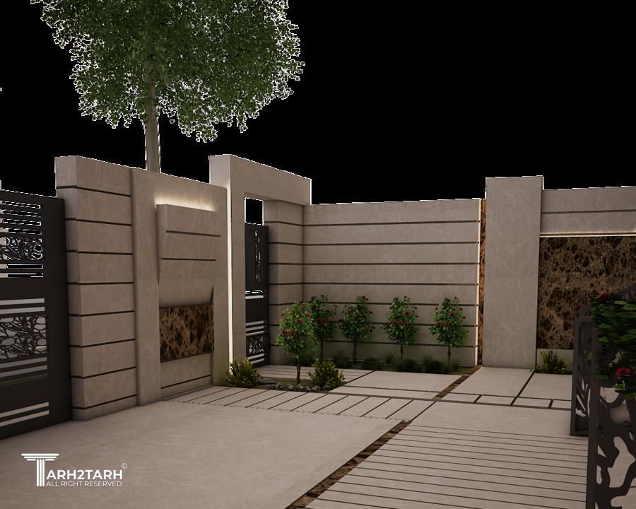 طراحی محوطه مسکونی تهرانپارس