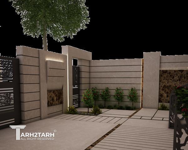 طراحی محوطه مسکونی تهرانپارس