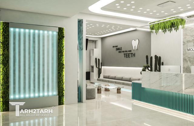 طراحی داخلی مطب دکتر آذریان