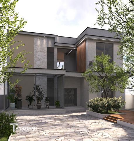 طراحی و سه بعدی ویلا