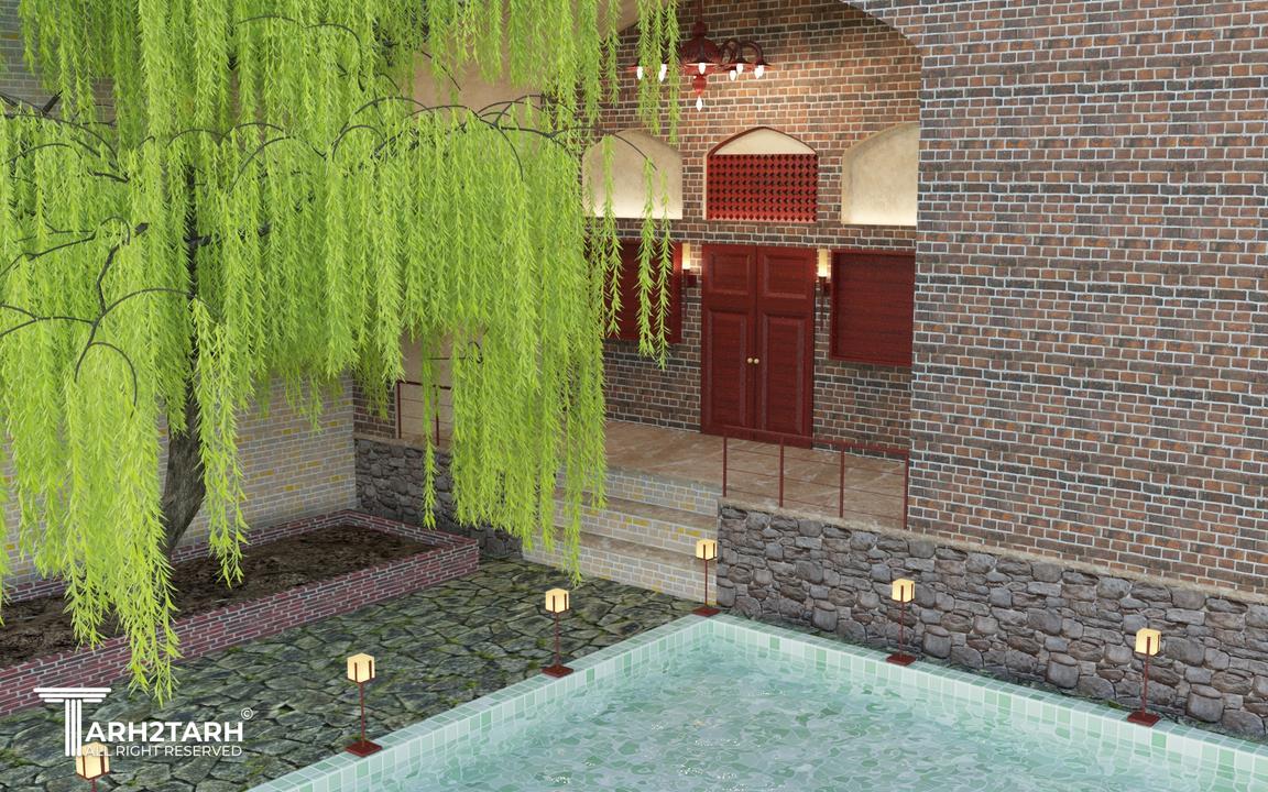 طراحی ویلا مرمتی