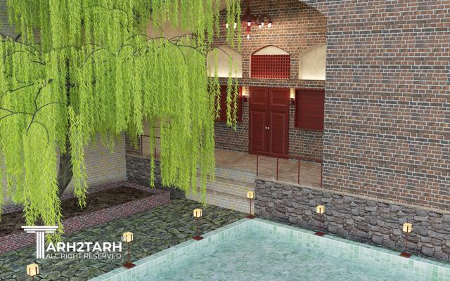 طراحی ویلا مرمتی