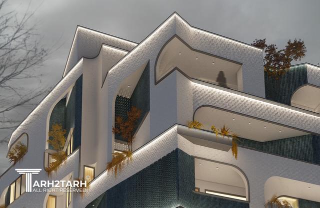 رتبه اول مسابقه طراحی نمای مسکونی