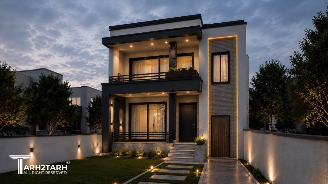 طراحی ویلای افرا